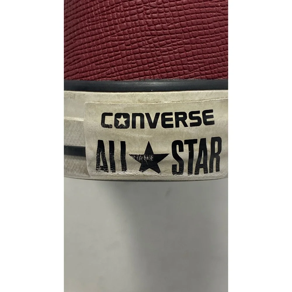 Converse Chuck Taylor All Star High Street Red Leather Sneakers 152658C Mens 12
